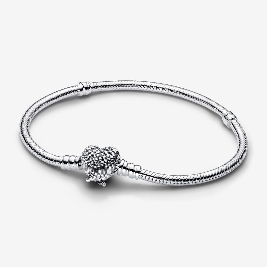 Pandora Bracciale con Chiusura a Cuore e Ali d'Angelo 593680C01