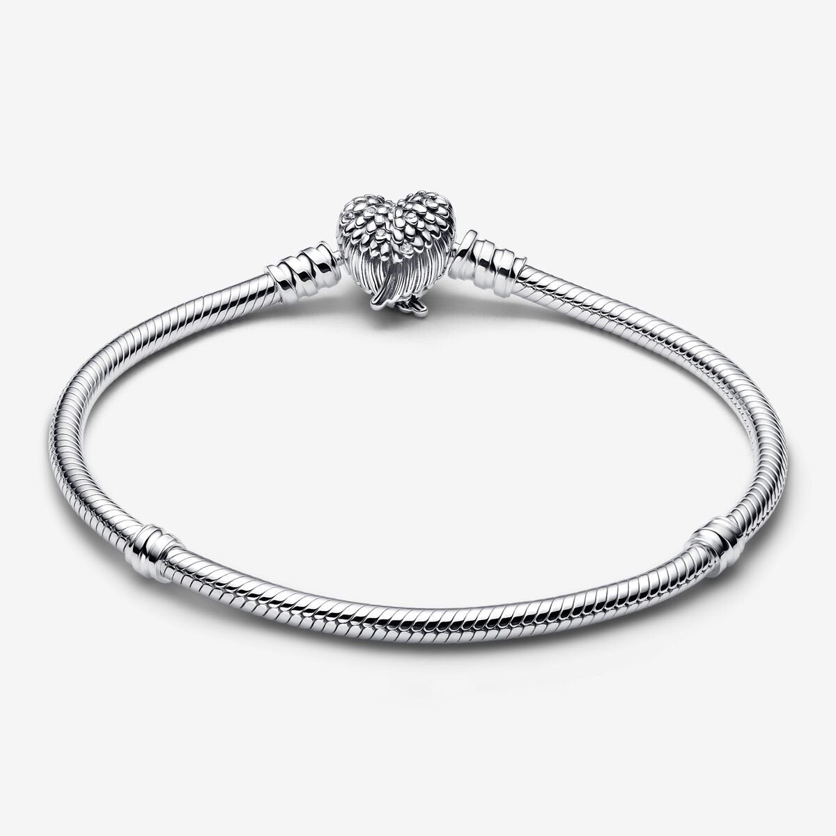 Pandora Bracciale con Chiusura a Cuore e Ali d'Angelo 593680C01