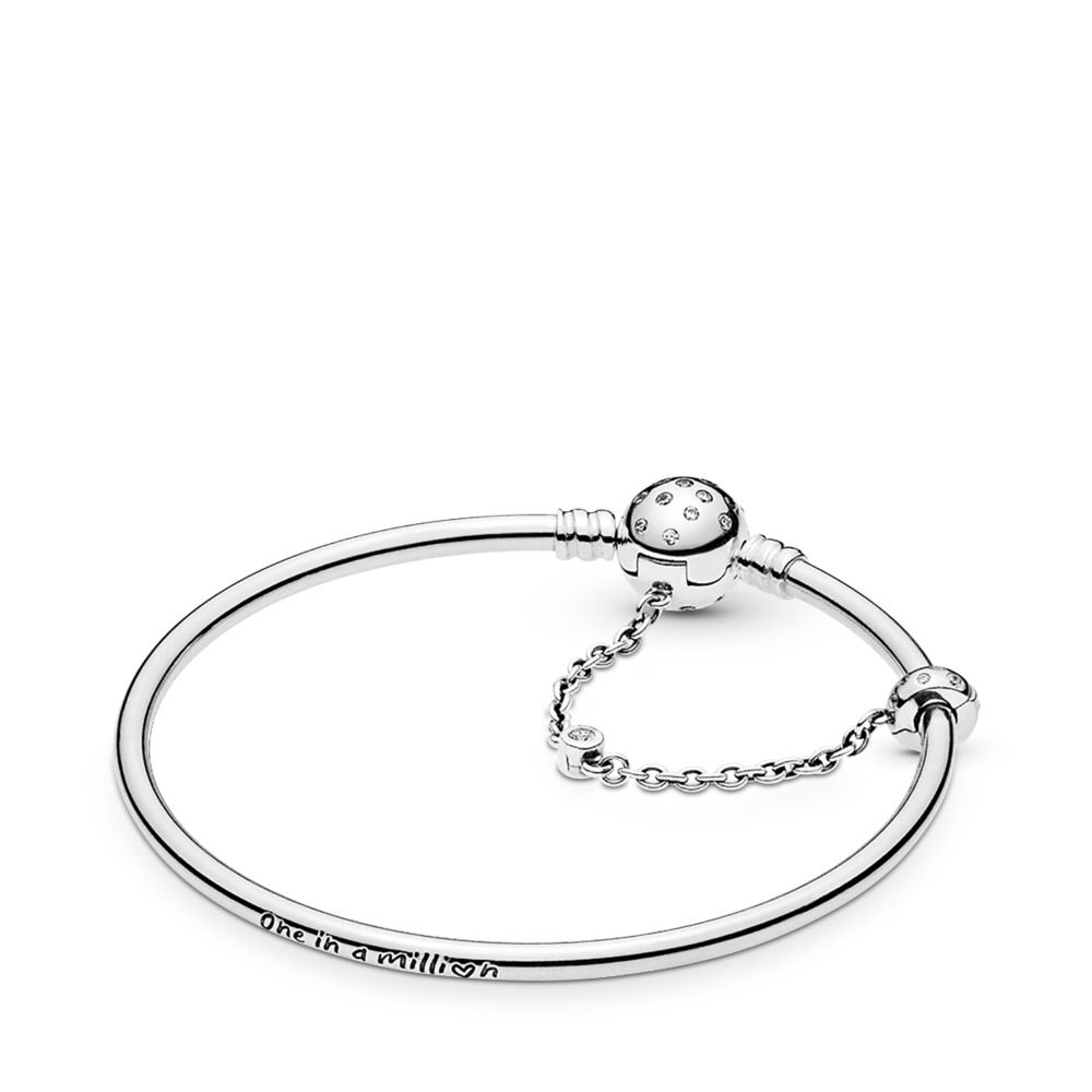 Pandora Bracciale EDIZIONE LIMITATA Rigido Scintillante Una su Un Milione 597846CZ