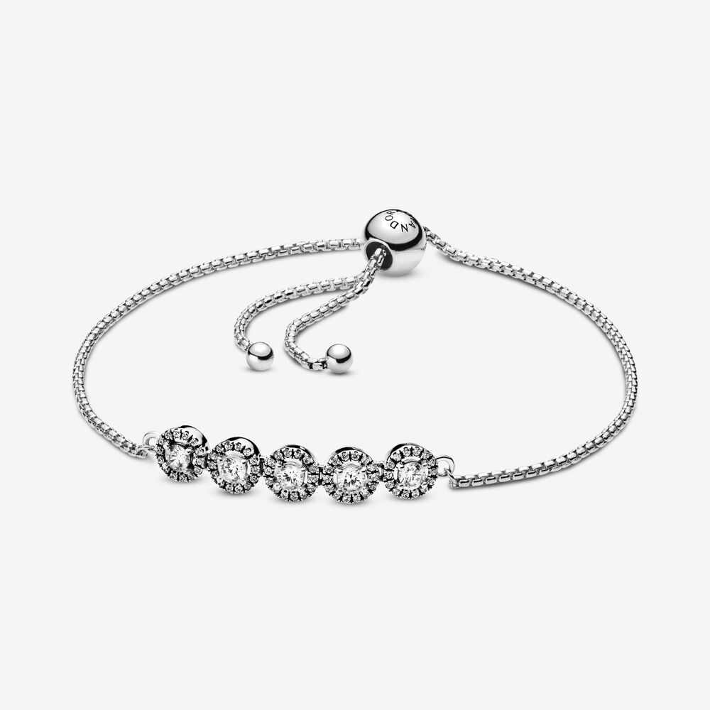 Pandora Bracciale Scintillante con chiusura regolabile 598510C01
