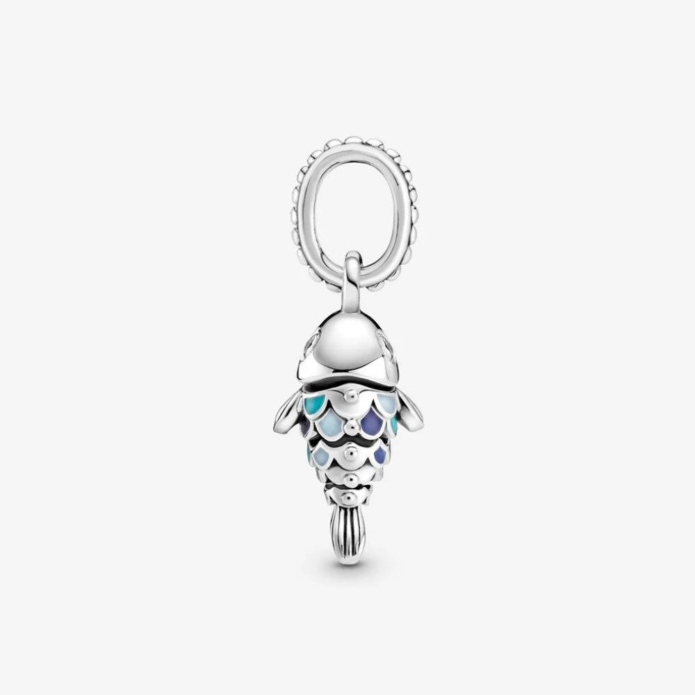 Pandora Charm Pendente Pesce con Squame Blu 799428C01