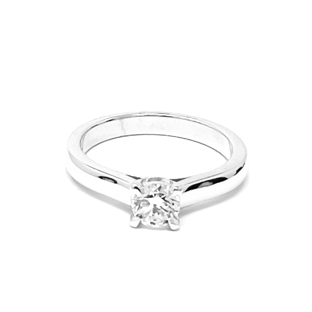 solitaire ring 0.40 ct E VS2