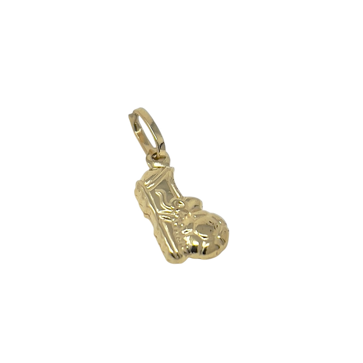 Paddle Racket Pendant in 18kt Yellow Gold