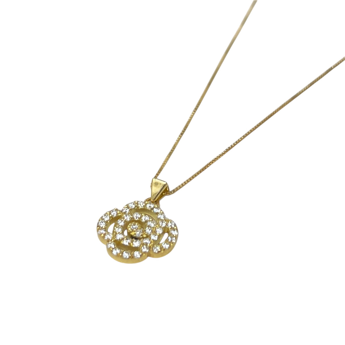Quail Necklace In Yellow Gold E510