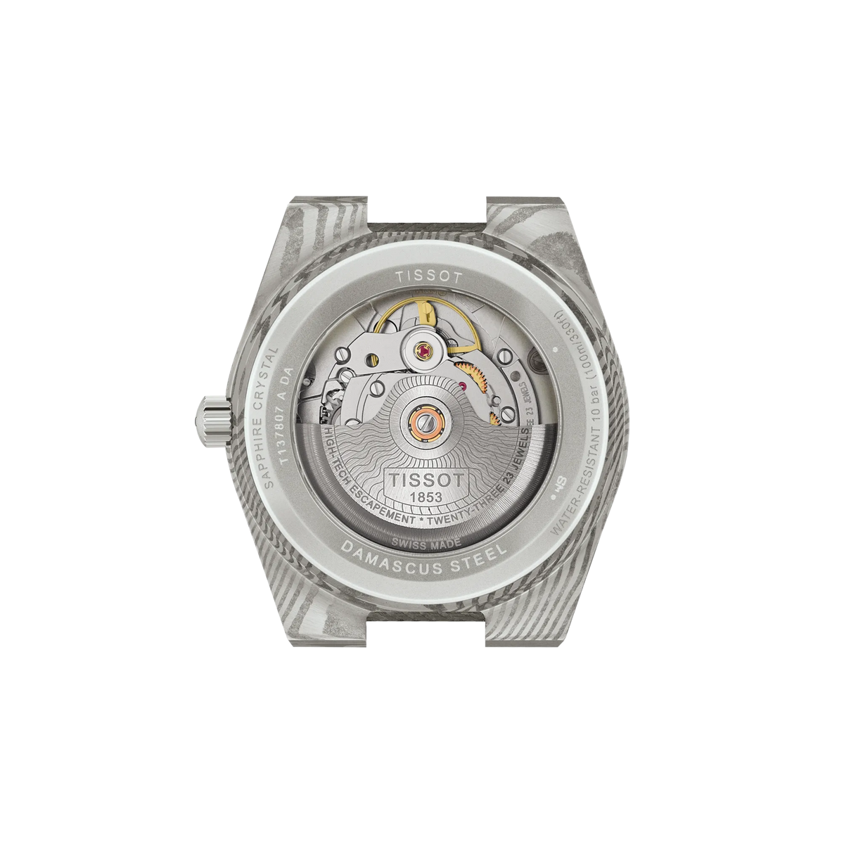 Tissot PRX Acciaio Damasco 38 mm Powermatic 80 T137.807.96.081.00