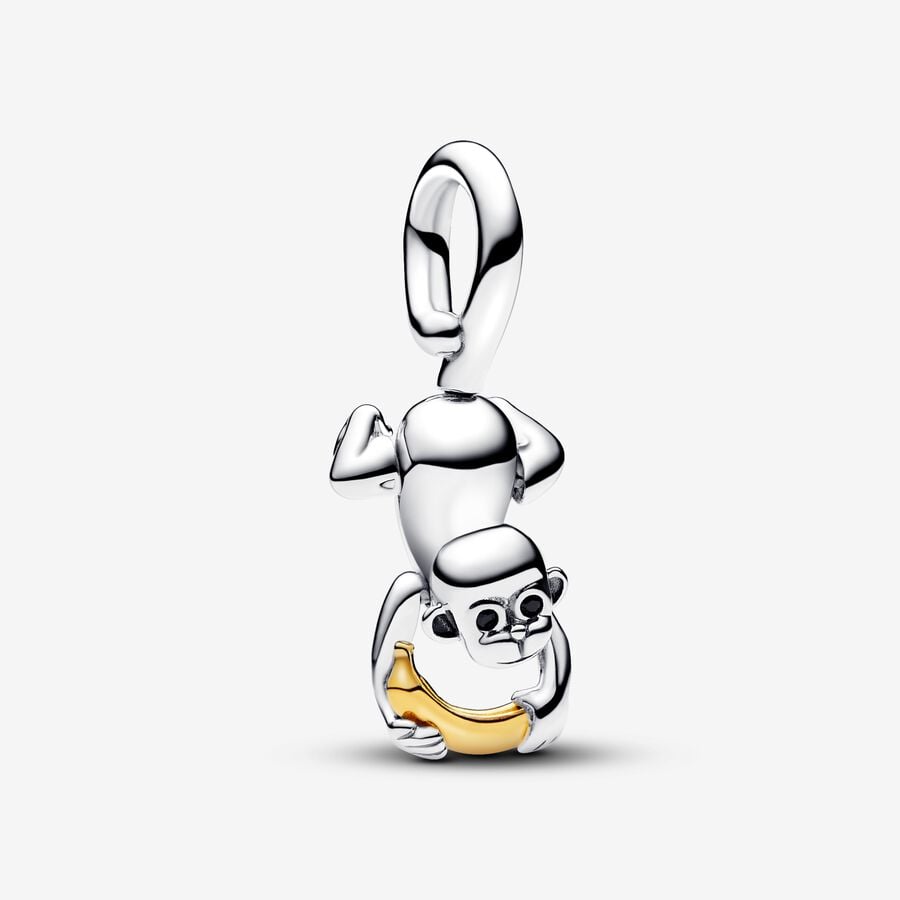 Pandora Charm Charm Pendente Scimmietta con Zampe Mobili 763343C01