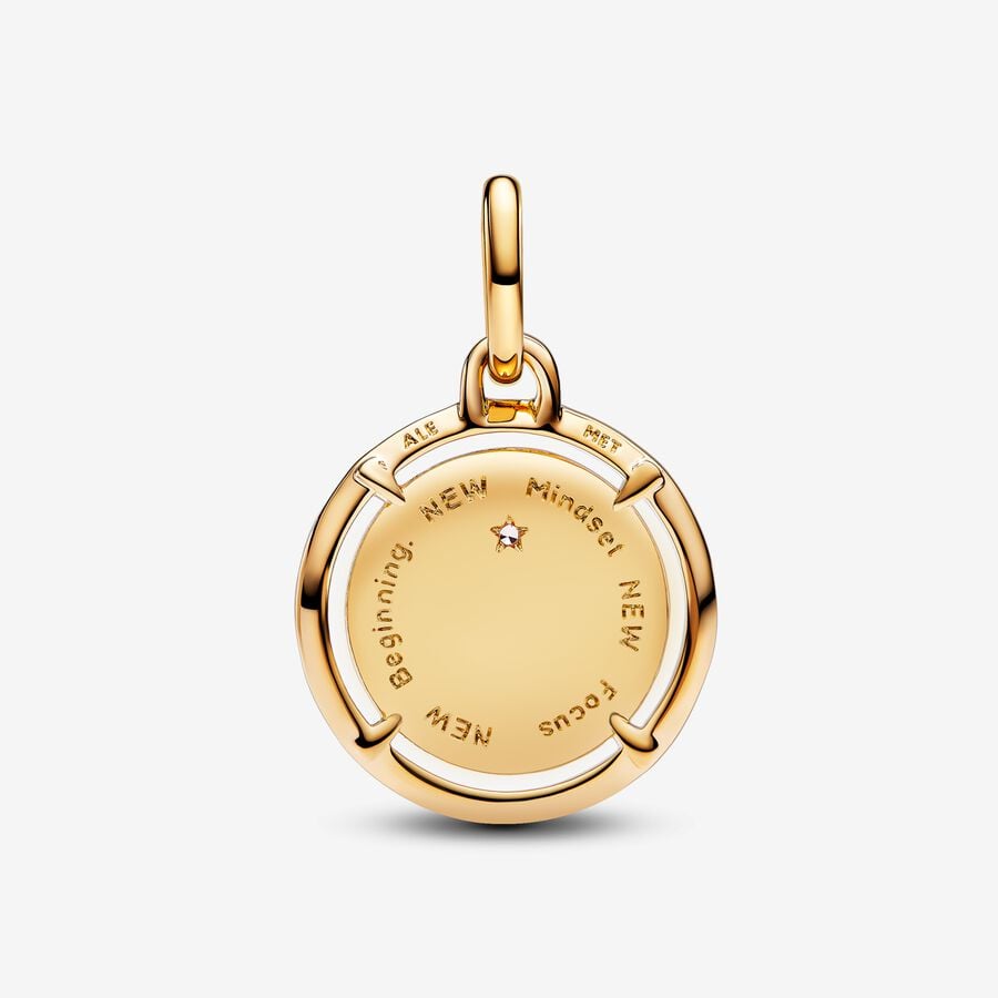 Pandora Charm Medallion Scarabeo ME 763413C01