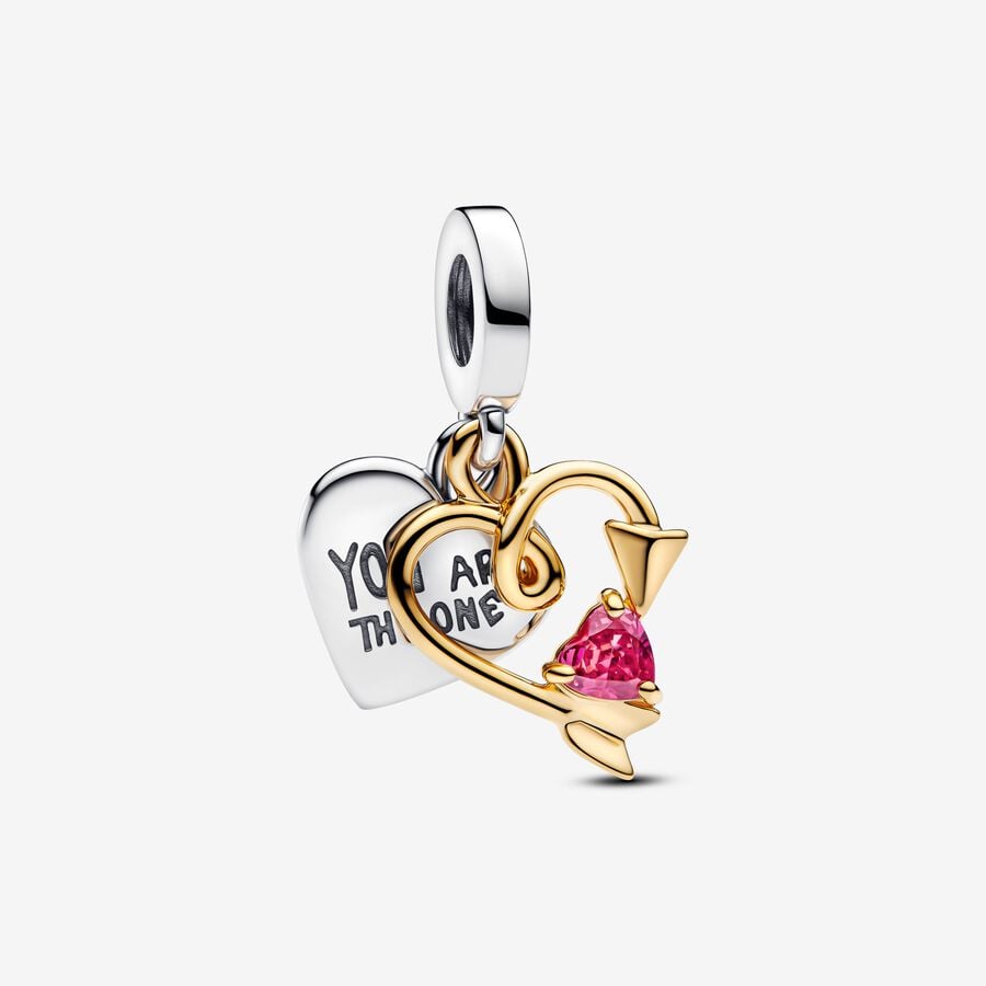 Pandora Pendente Cuore con Freccia da incidere 763622C01