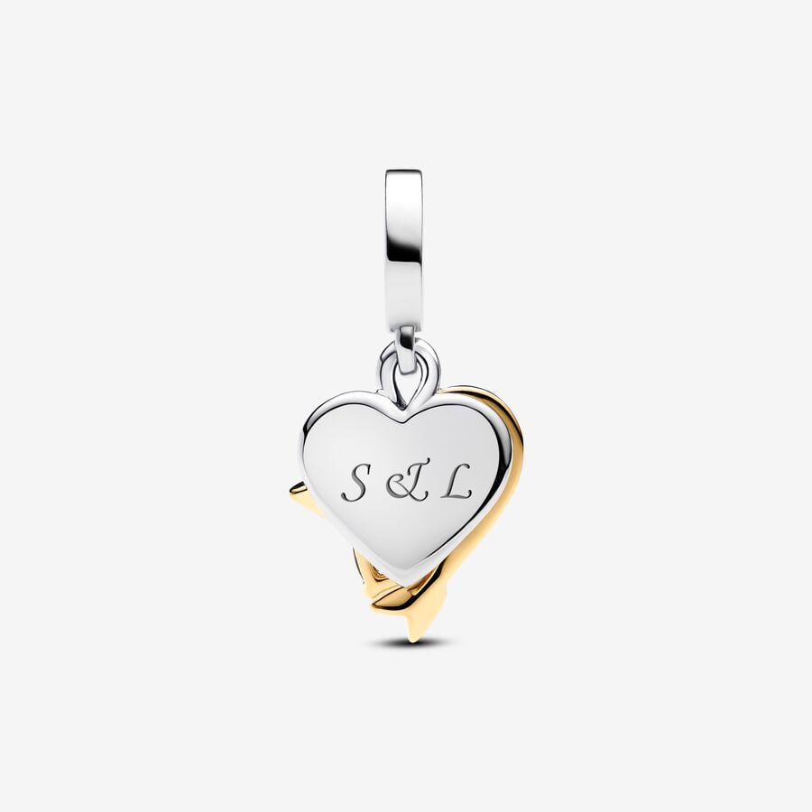 Pandora Pendente Cuore con Freccia da incidere 763622C01