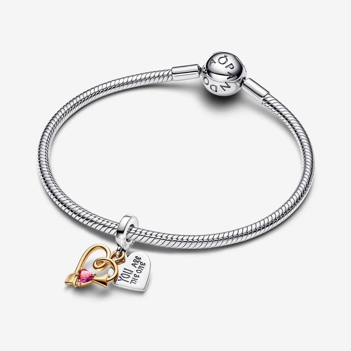 Pandora Pendente Cuore con Freccia da incidere 763622C01