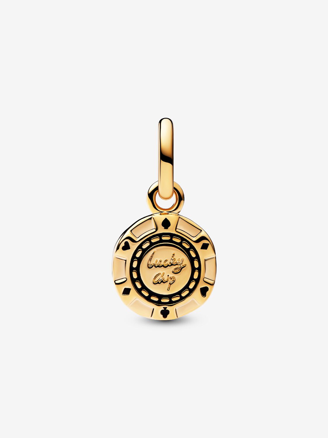 Pandora Charm Pendente Fiche da Poker Placcatura in Oro 14k 763920C01