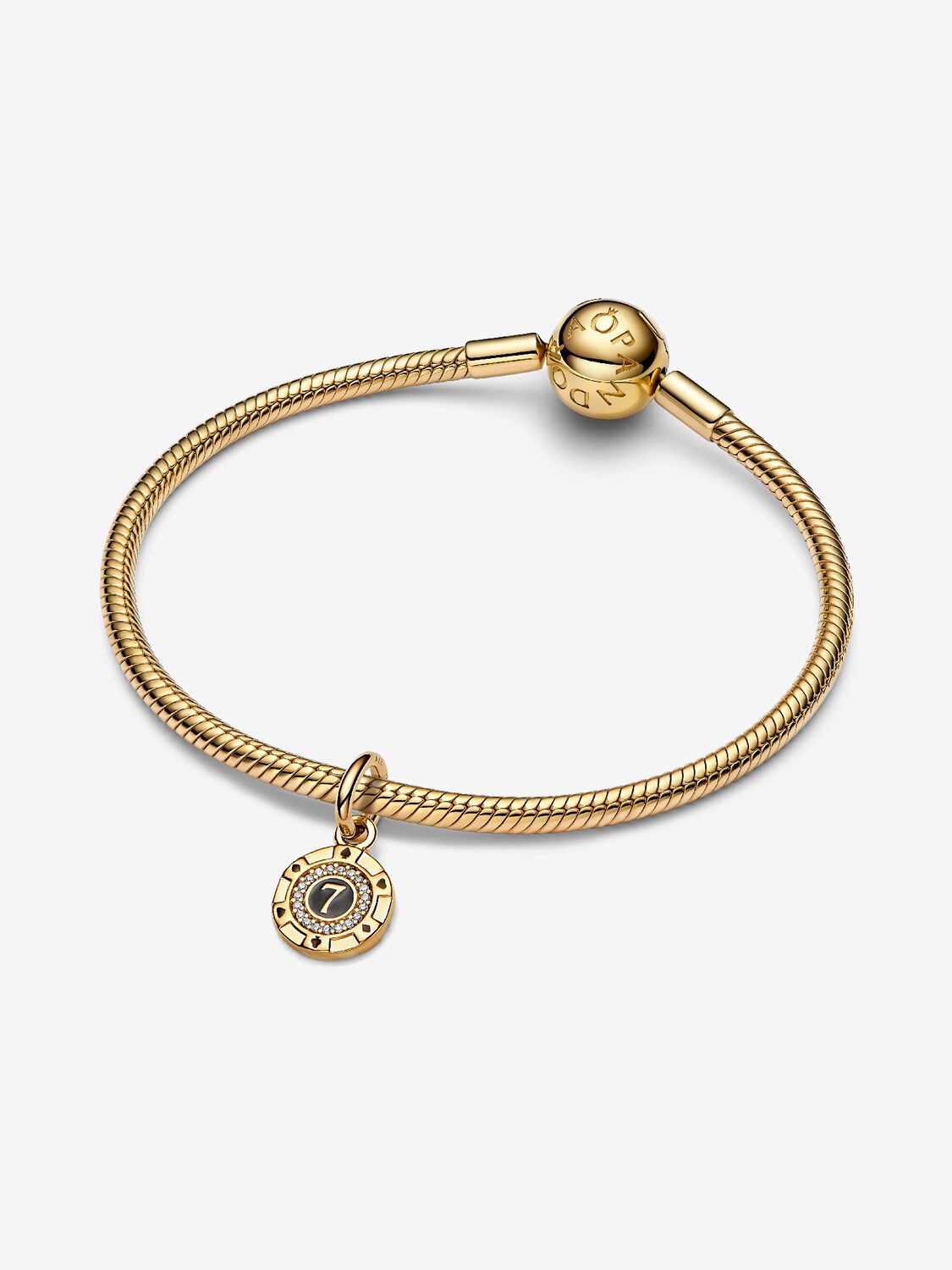 Pandora Charm Pendente Fiche da Poker Placcatura in Oro 14k 763920C01