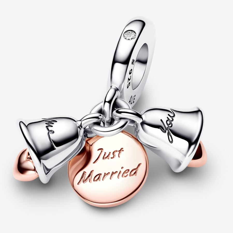 Pandora Charm Campane Nuziali "Just Married" 782592C01