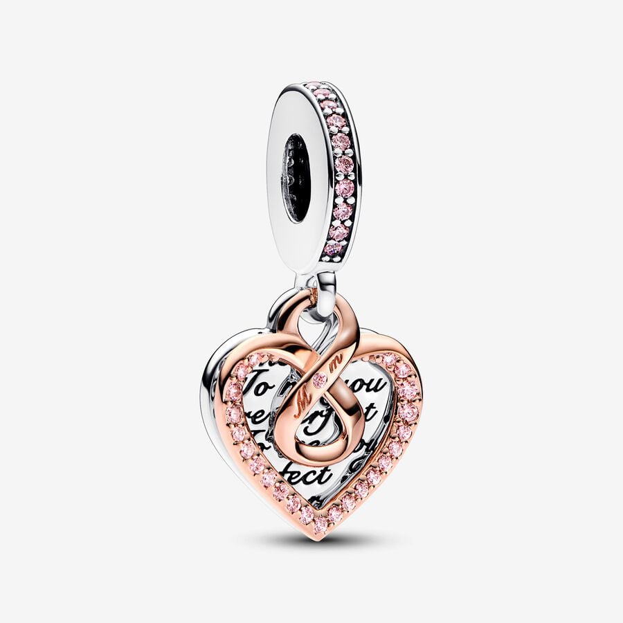 Pandora Charm Cuore Infinito Mamma Sei Perfetta 782641C01