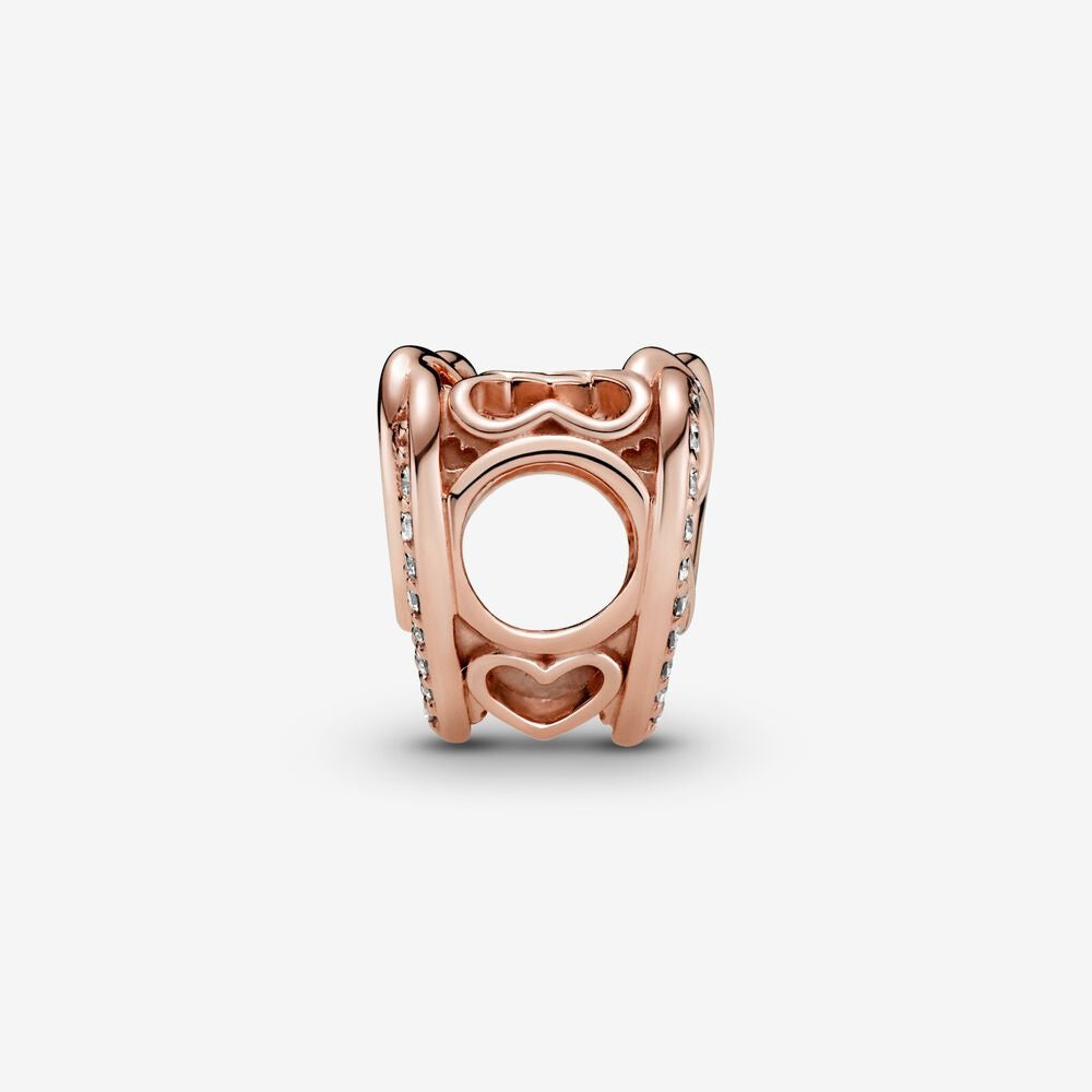 Pandora Charm Cuori Intrecciati Scintillanti 789270C01