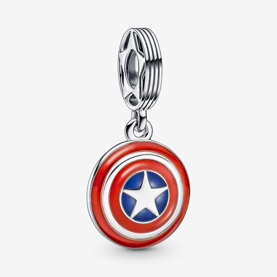 Pandora Marvel Charm Scudo di Captain America 790780C01