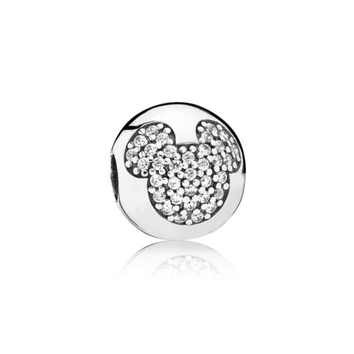 Pandora Clip Mickey Mouse In Pavé 791449CZ