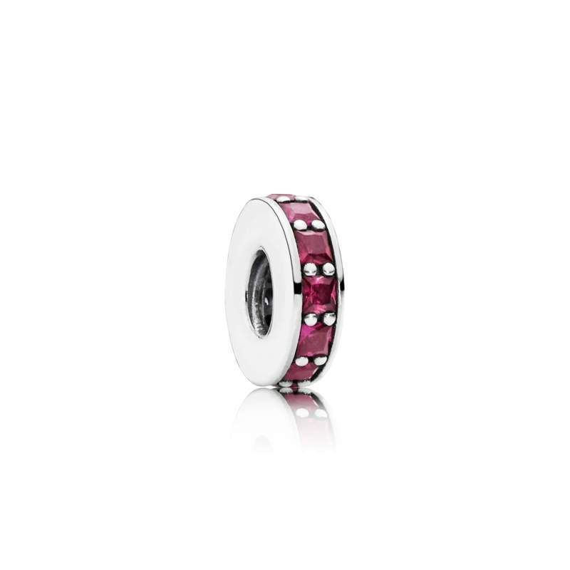 Pandora Clip Eternity Rosso Rubino 791724SRU