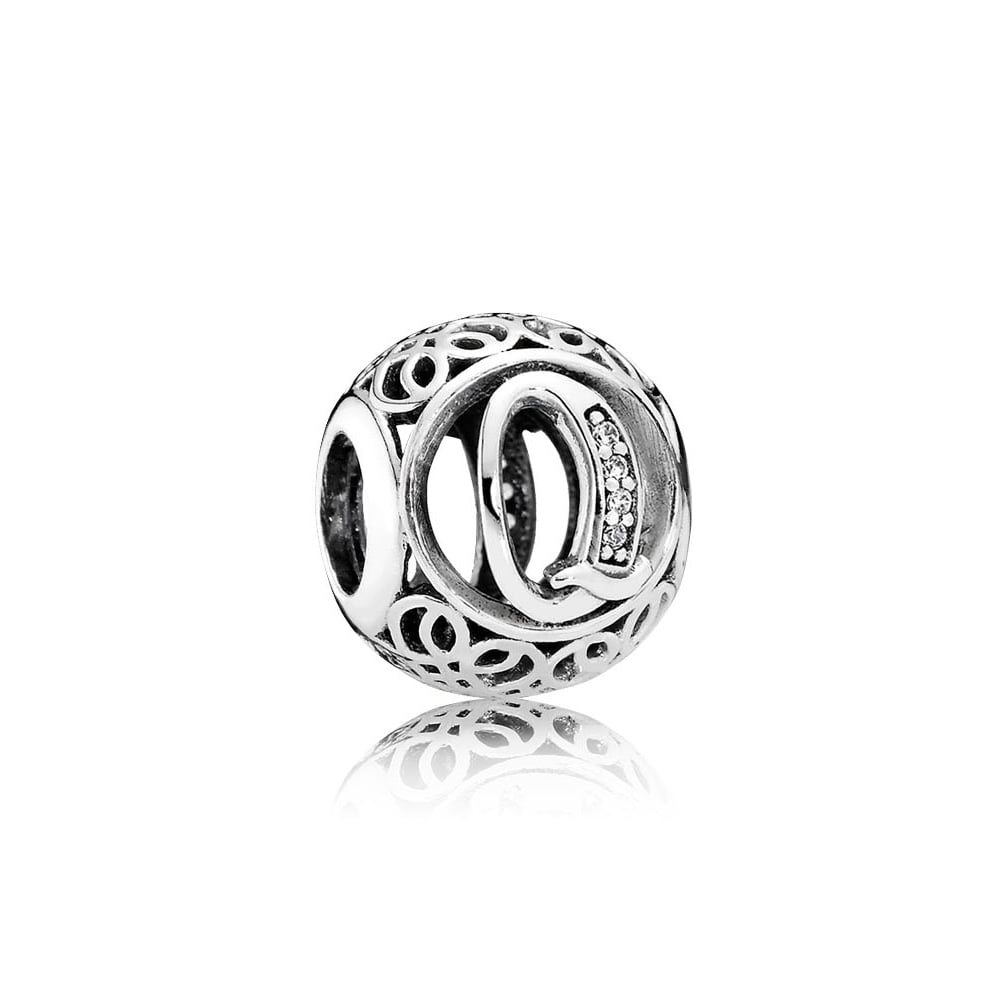 Pandora Charm Alfabeto Vintage Q 791861CZ