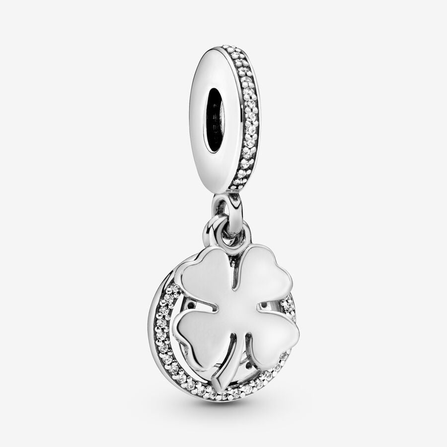 Pandora Charm Quadrifoglio Portafortuna 792089CZ