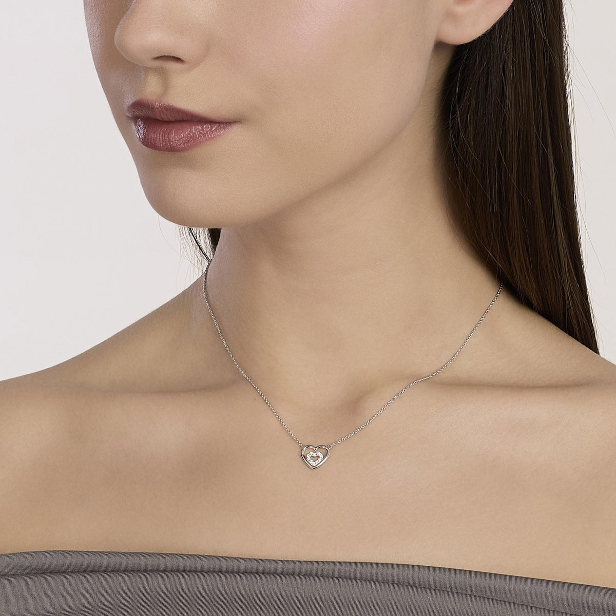 Mabina My Diamond Girocollo Cuore 553923