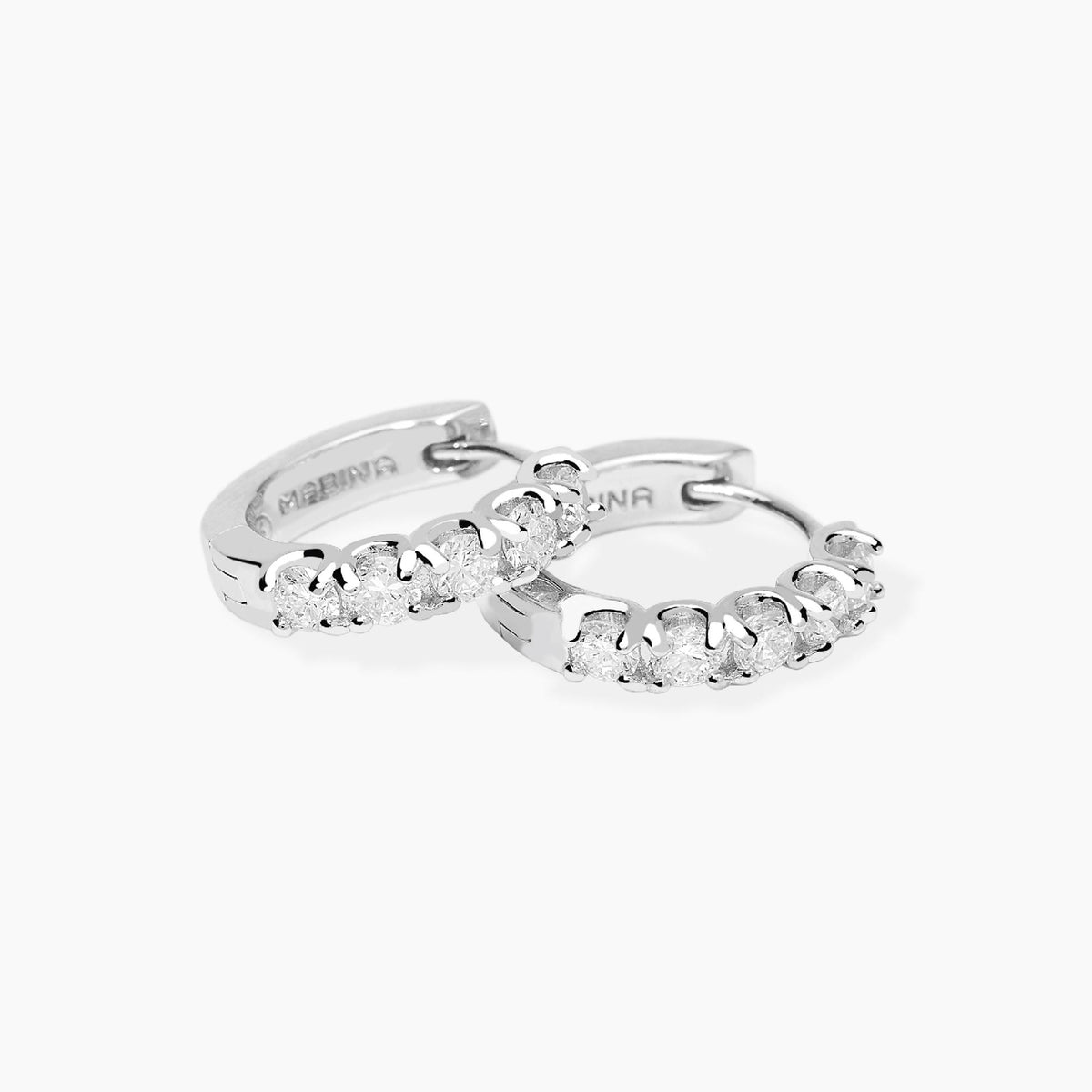 Mabina My Diamond Orecchini Cerchi Diamanti 563988