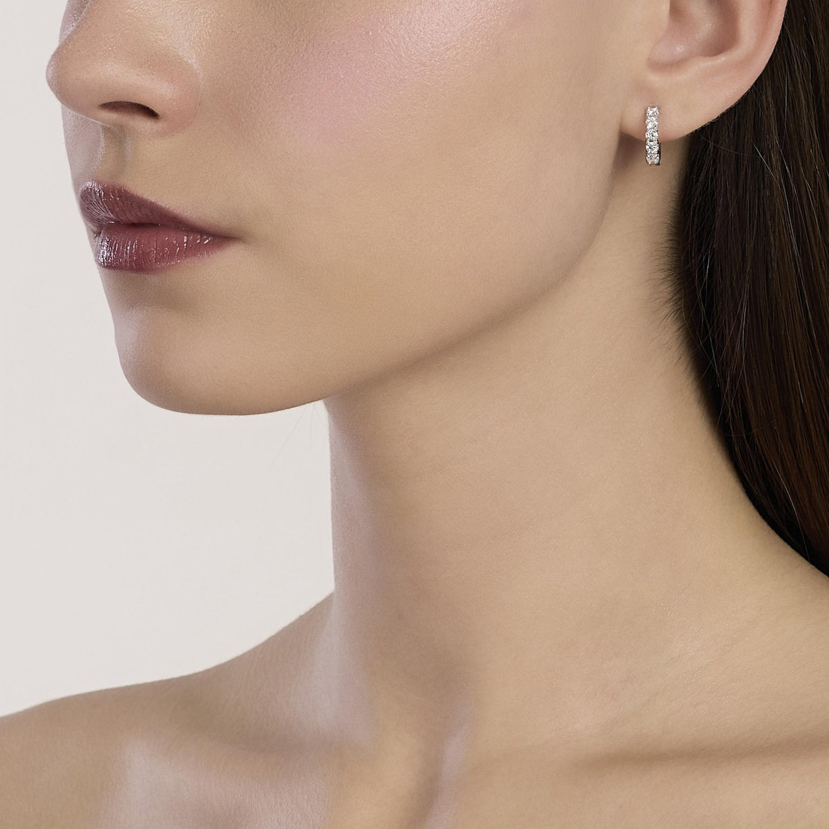 Mabina My Diamond Orecchini Cerchi Diamanti 563988