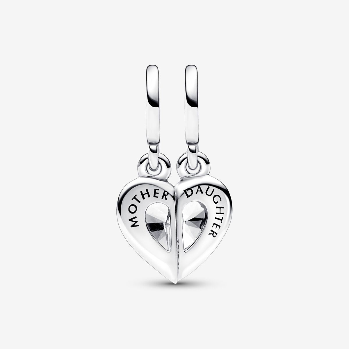 Pandora Charm Pendente Cuore Mamma e Figlia Divisibile 792643C01
