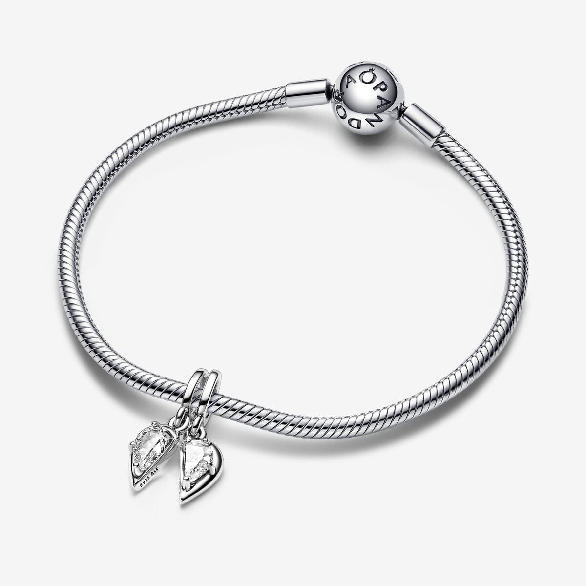 Pandora Charm Pendente Cuore Mamma e Figlia Divisibile 792643C01