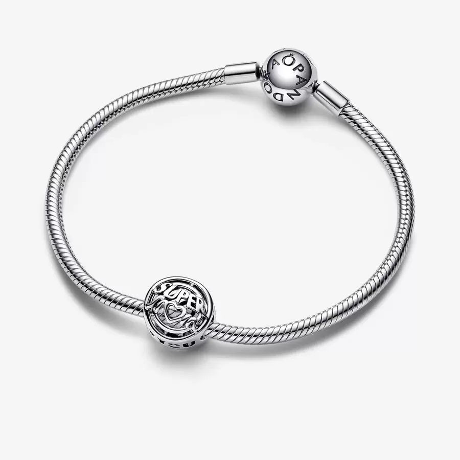 Pandora Charm Openwork "Super Mom" 792644C00