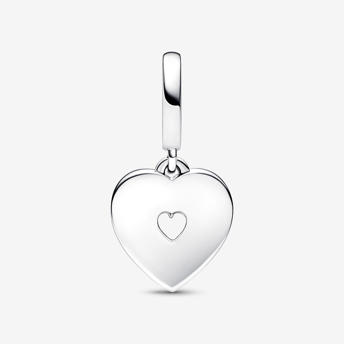Pandora Charm Pendente Doppio Cuore con Perle Coltivate d'Acqua Dolce 792649C01