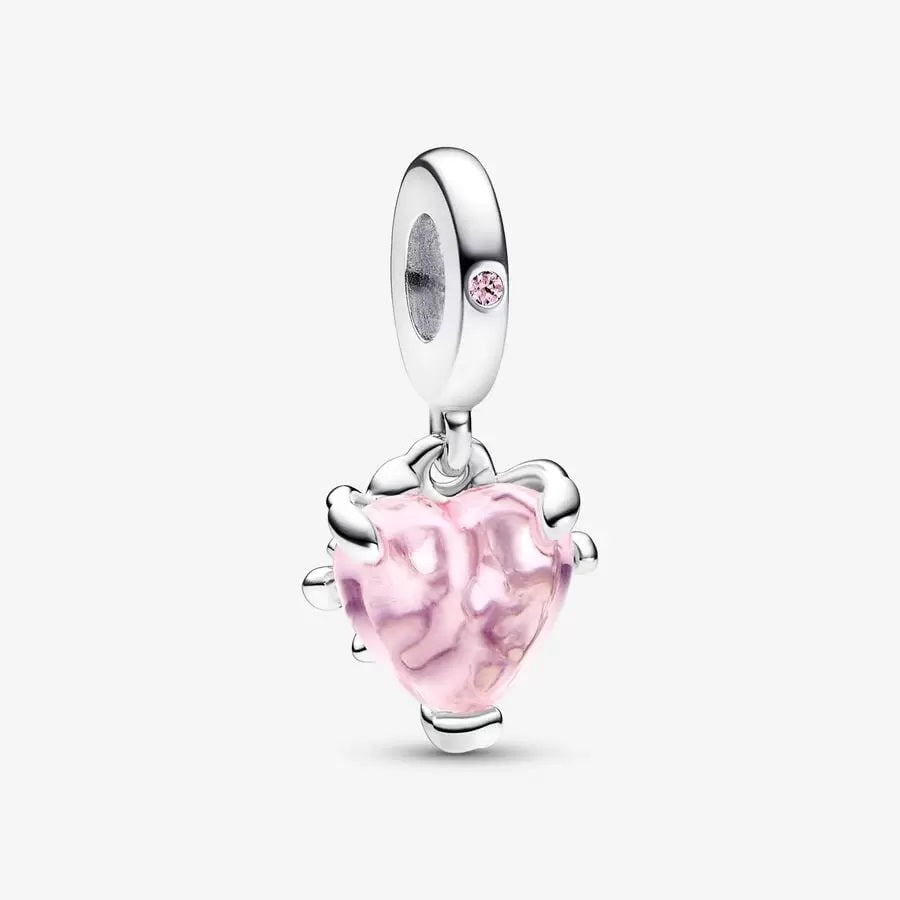 Pandora Charm Pendente Albero della Famiglia Rosa 792654C01