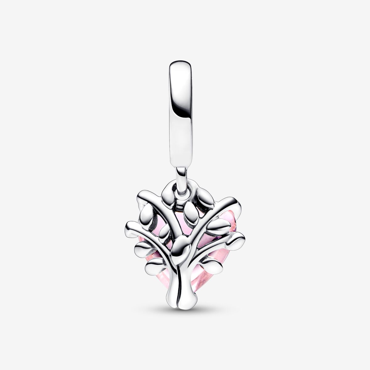 Pandora Charm Pendente Albero della Famiglia Rosa 792654C01