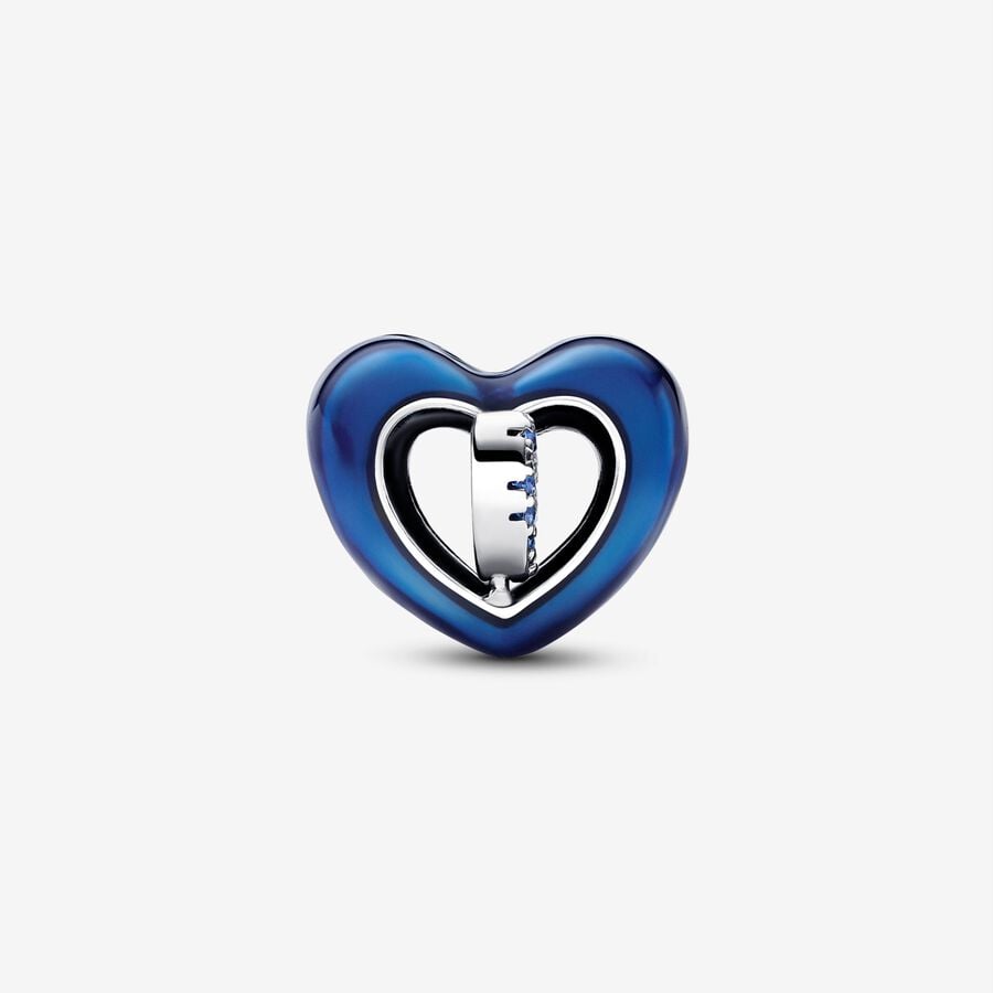 Pandora Charm Cuore Blu Girevole 792750C01