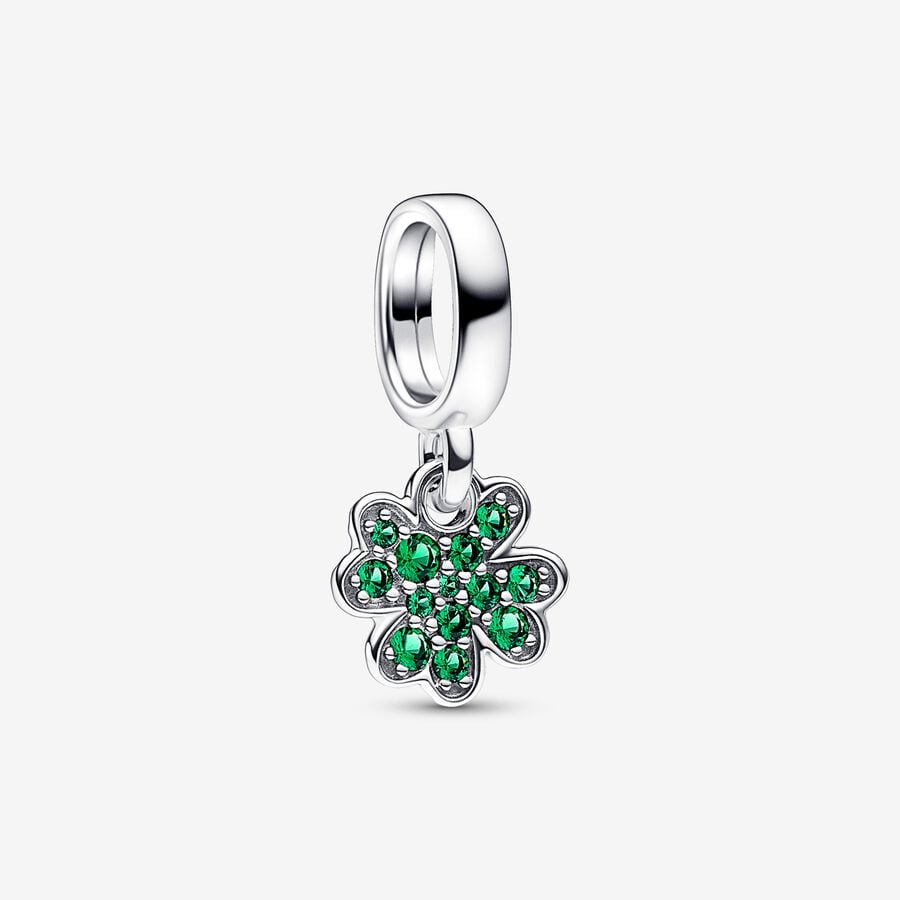 Pandora Charm Quadrifoglio Verde Piccolo 792751C01