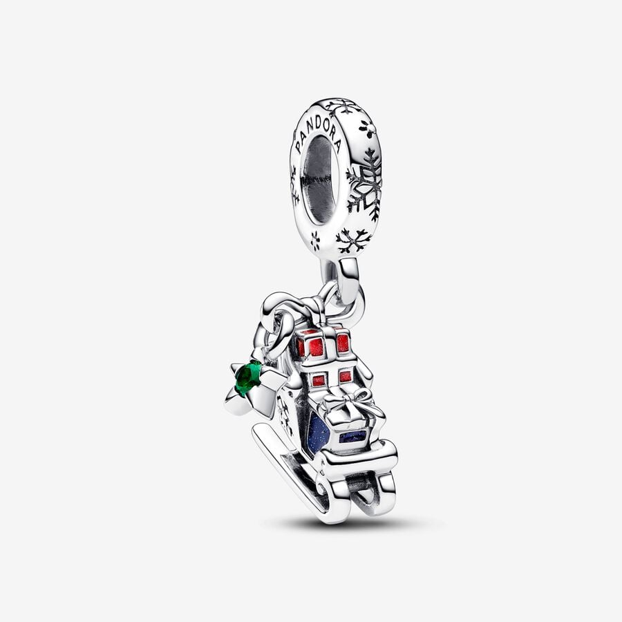 Pandora Charm Pendente Slitta di Natale 2023 792977C01