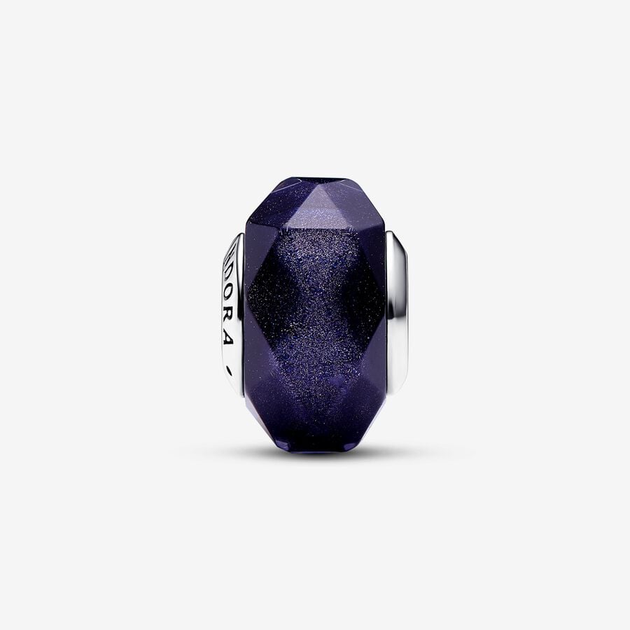 Pandora Charm Vetro di Murano Notte Stellata Blu 792984C00