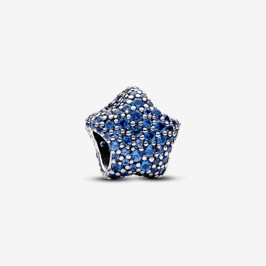 Pandora Charm Stella Pavè Blu 793026C01