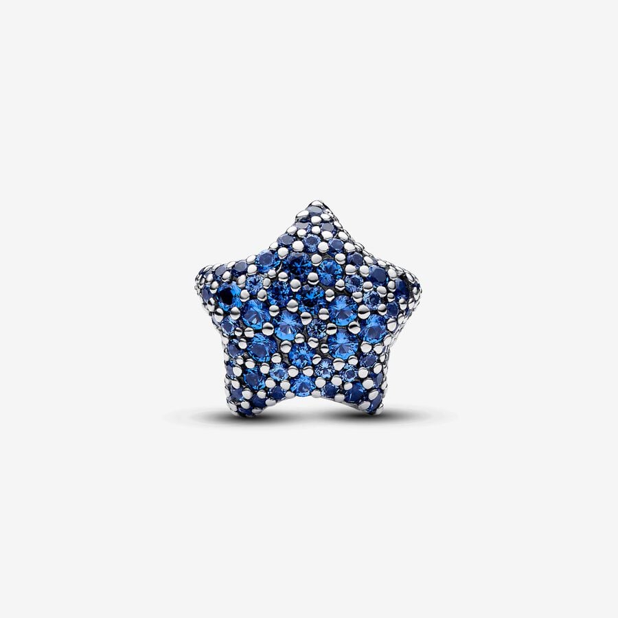 Pandora Charm Stella Pavè Blu 793026C01