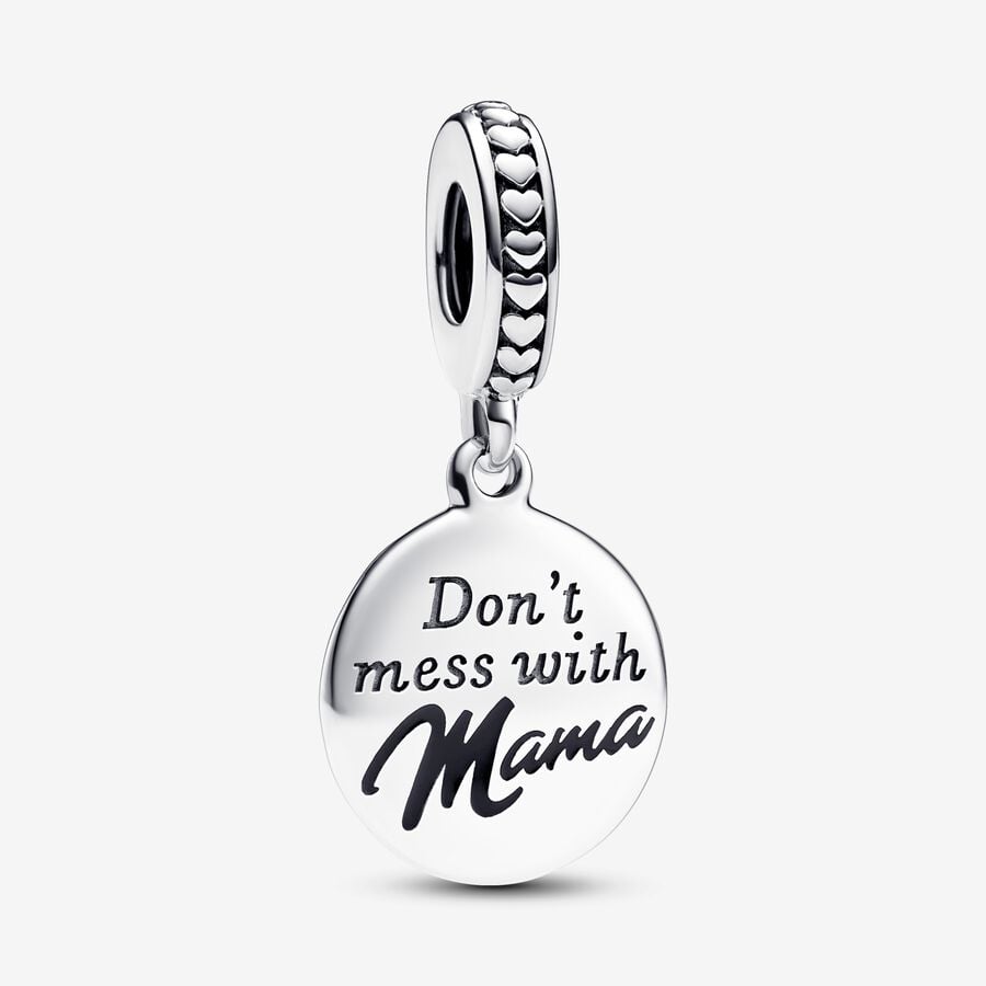 Pandora Charm Pendente “Don’t’ Mess with Mama” da incidere 793204C01