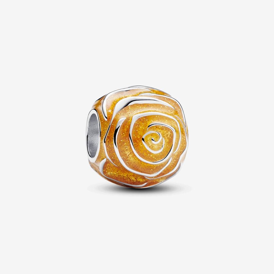 Pandora Charm Rosa Gialla 793212C02