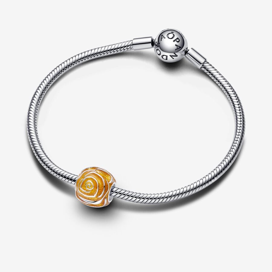 Pandora Charm Rosa Gialla 793212C02