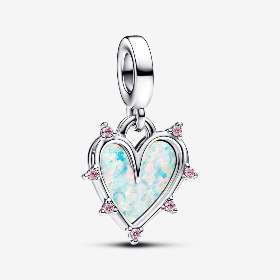 Pandora Charm Pendente Cuore dell'Amicizia Opale 793434C01