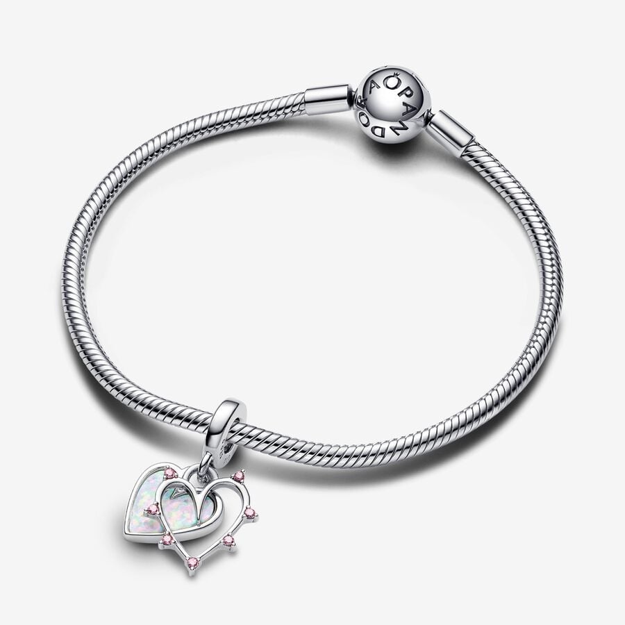 Pandora Charm Pendente Cuore dell'Amicizia Opale 793434C01