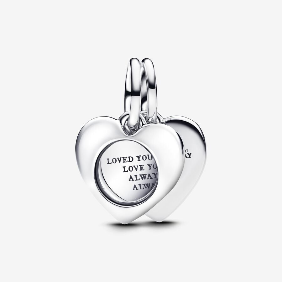Pandora Pendente Cuore con lente di ingrandimento da incidere 793671C00