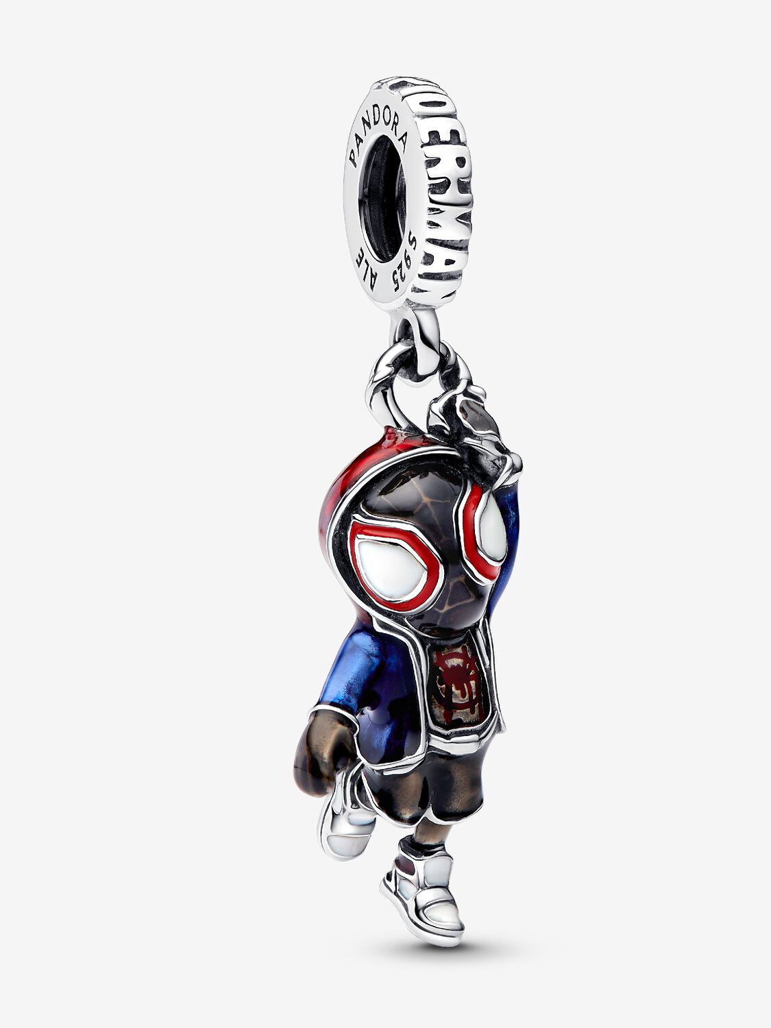 Pandora Charm Marvel, Spider-Man, Pendente Miles Morales Argento Sterling 925 793842C01