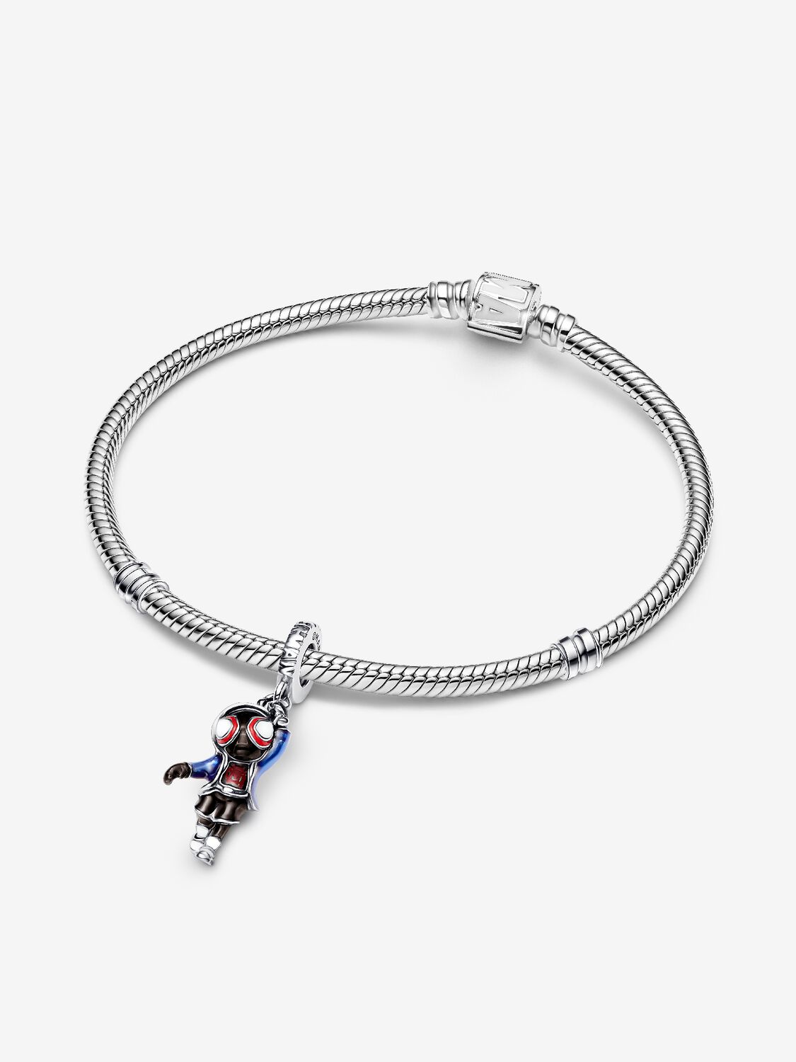 Pandora Charm Marvel, Spider-Man, Pendente Miles Morales Argento Sterling 925 793842C01