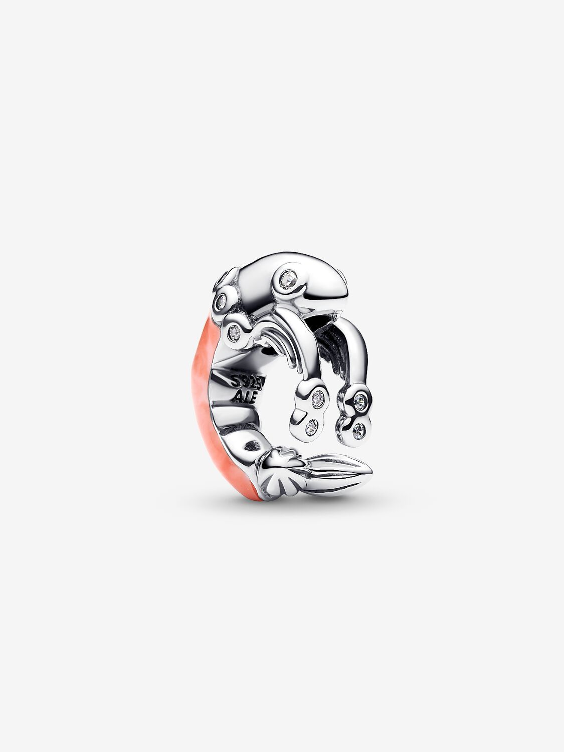 Pandora Charm Gamberetto Rosa Argento Sterling 925 793896C01