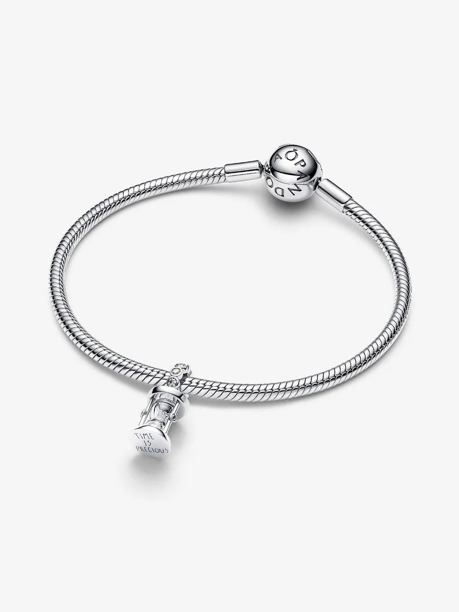 Pandora Charm Pendente Clessidra "Time is Precious" Argento Sterling 925 794140C01