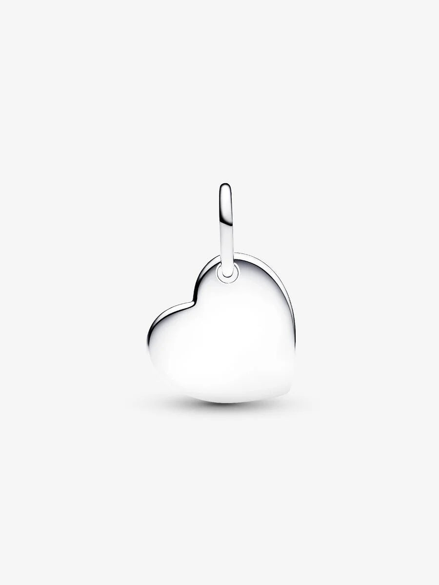 Pandora Charm Cuore con Pietra Rossa Scuro Gennaio Argento Sterling 925 794295C11